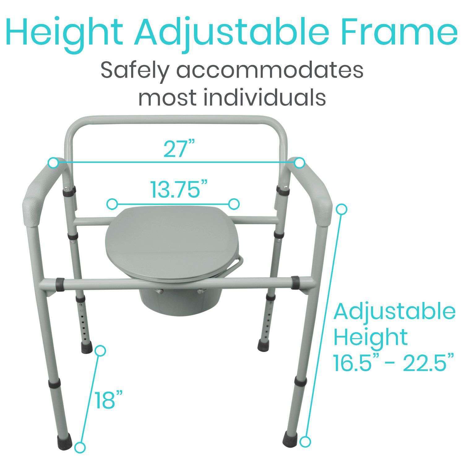 Vive Health Bariatric Commode