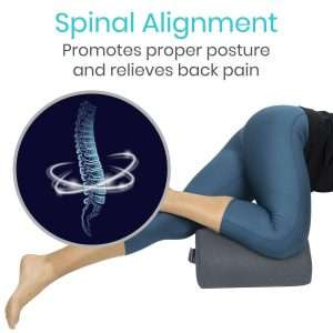 Vive Health 4 Inch Half Moon Lumbar Cushion