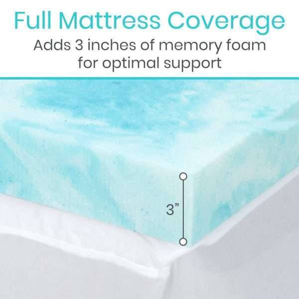 Vive Health Memory Foam Mattress Topper
