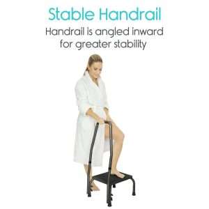 Vive Health Step Stool with Handrail
