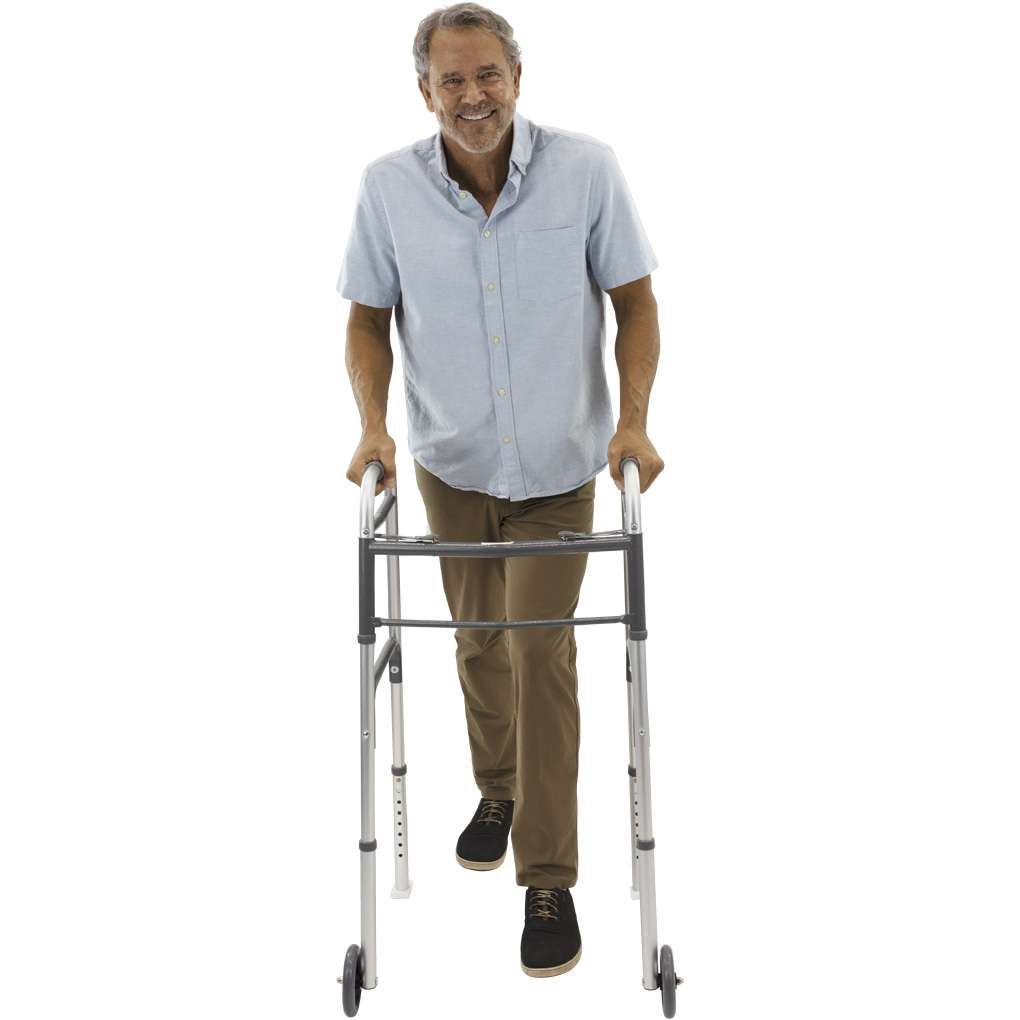 Vive Health Economy Walker with Wheels