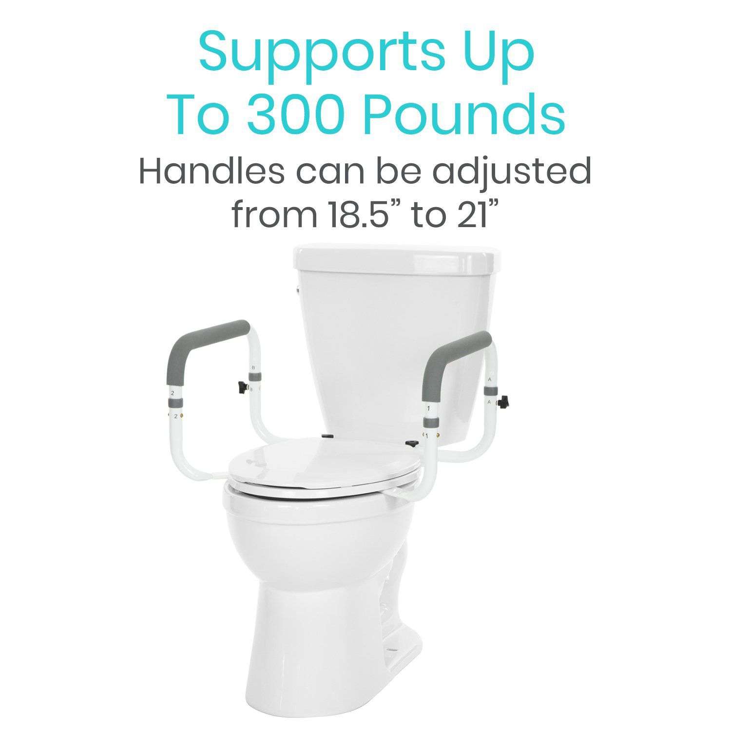 Vive Health Compact Toilet Rail