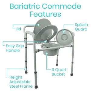 Vive Health Bariatric Commode