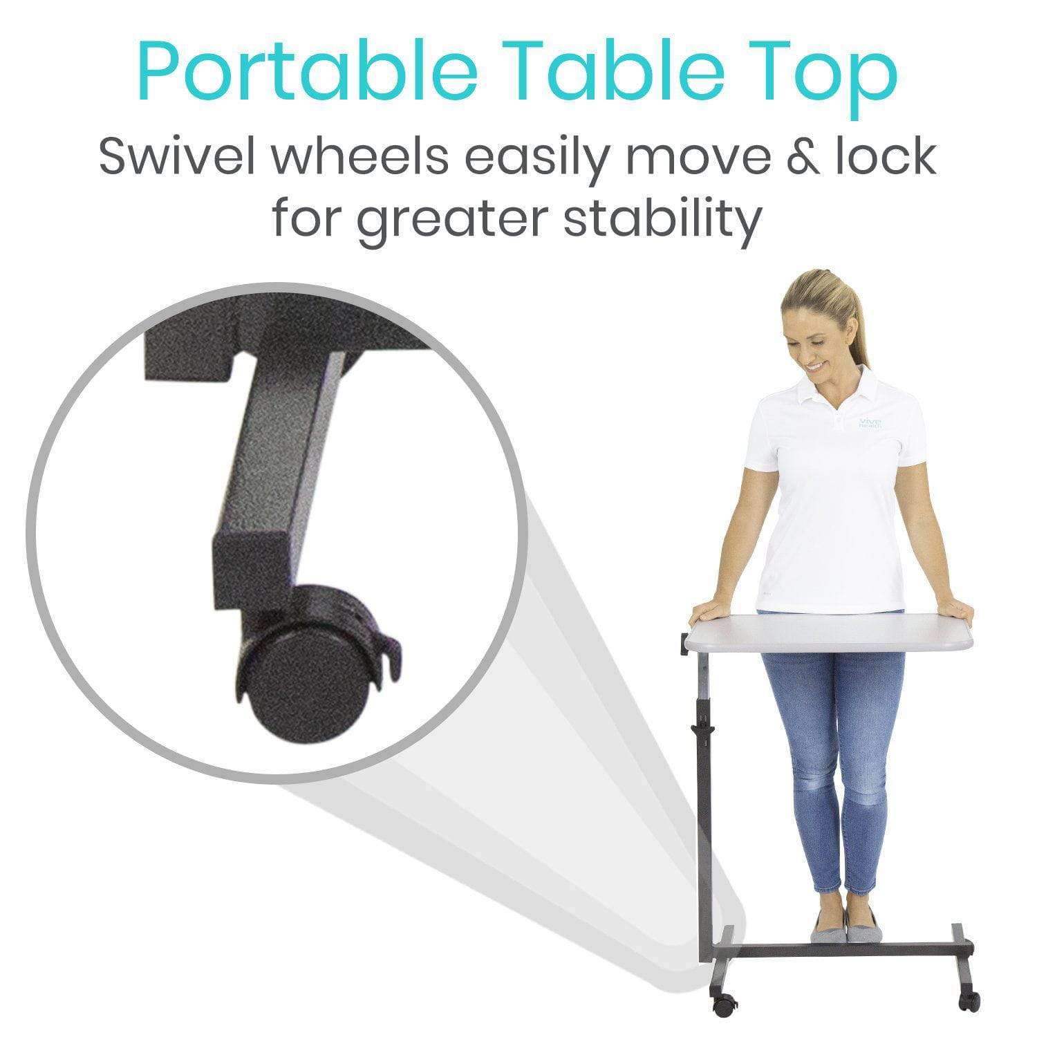 Vive Health Compact Overbed Table