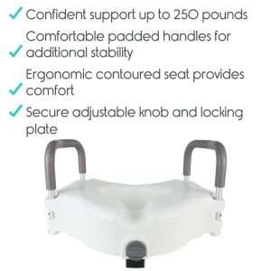 Vive Health Raised Toilet Seat