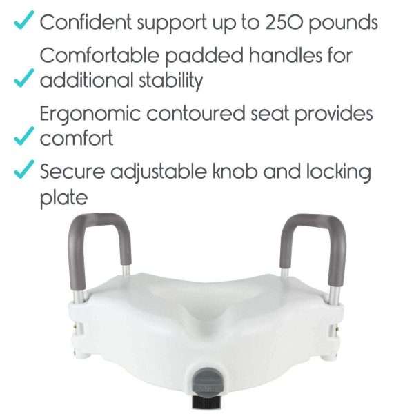 Vive Health Raised Toilet Seat