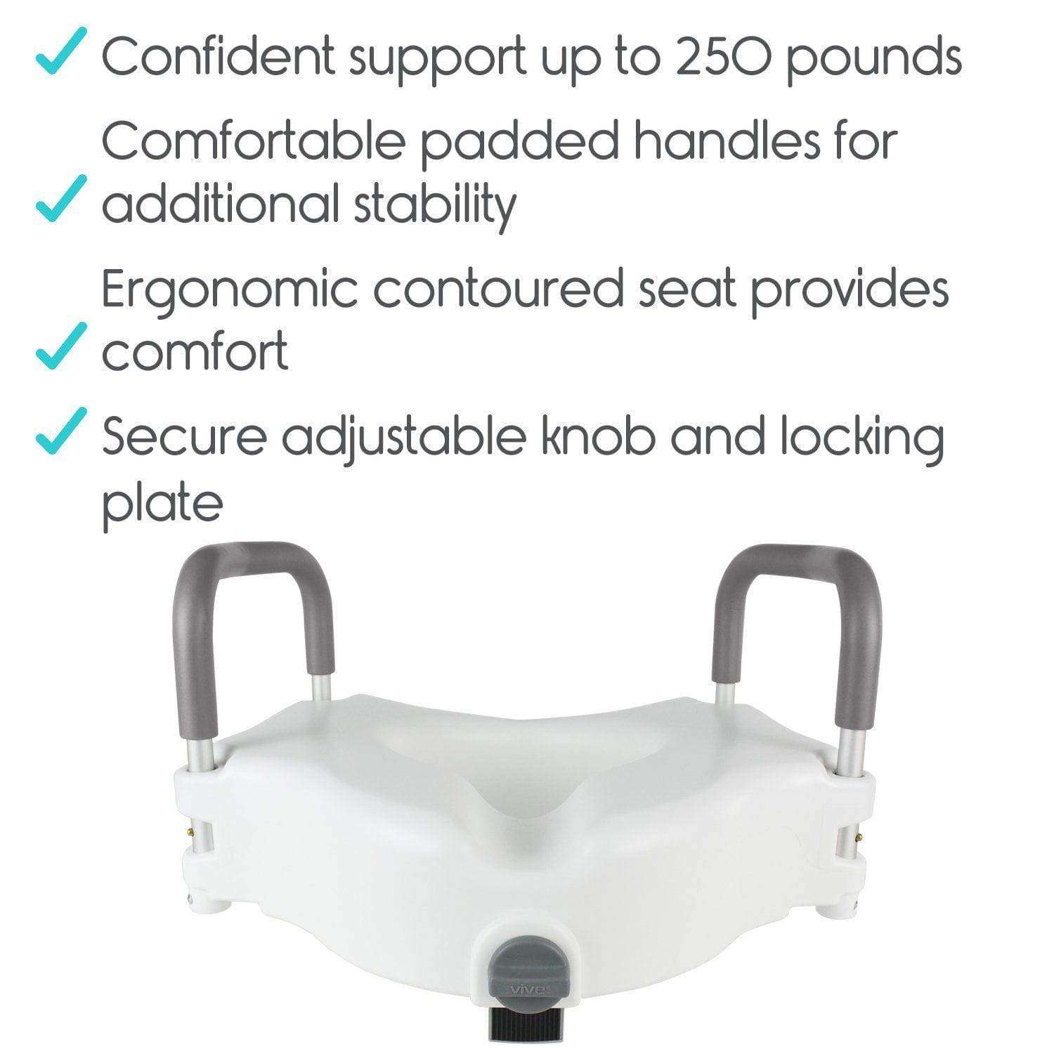 Vive Health Raised Toilet Seat