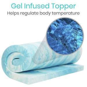 Vive Health Memory Foam Mattress Topper