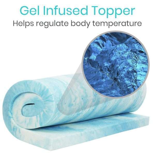 Vive Health Memory Foam Mattress Topper