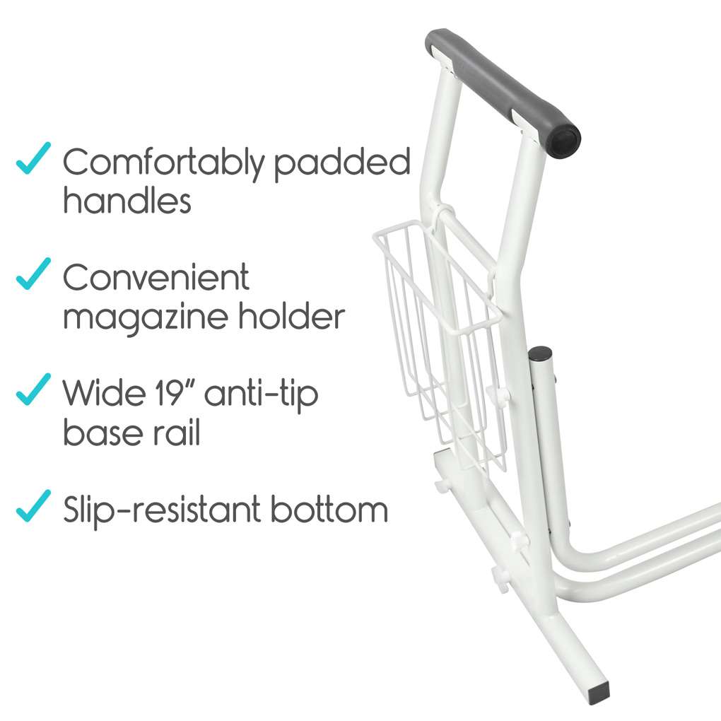 Vive Health Stand Alone Toilet Rail