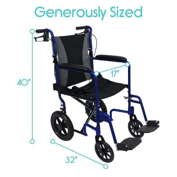 Vive Health Transport Wheelchair