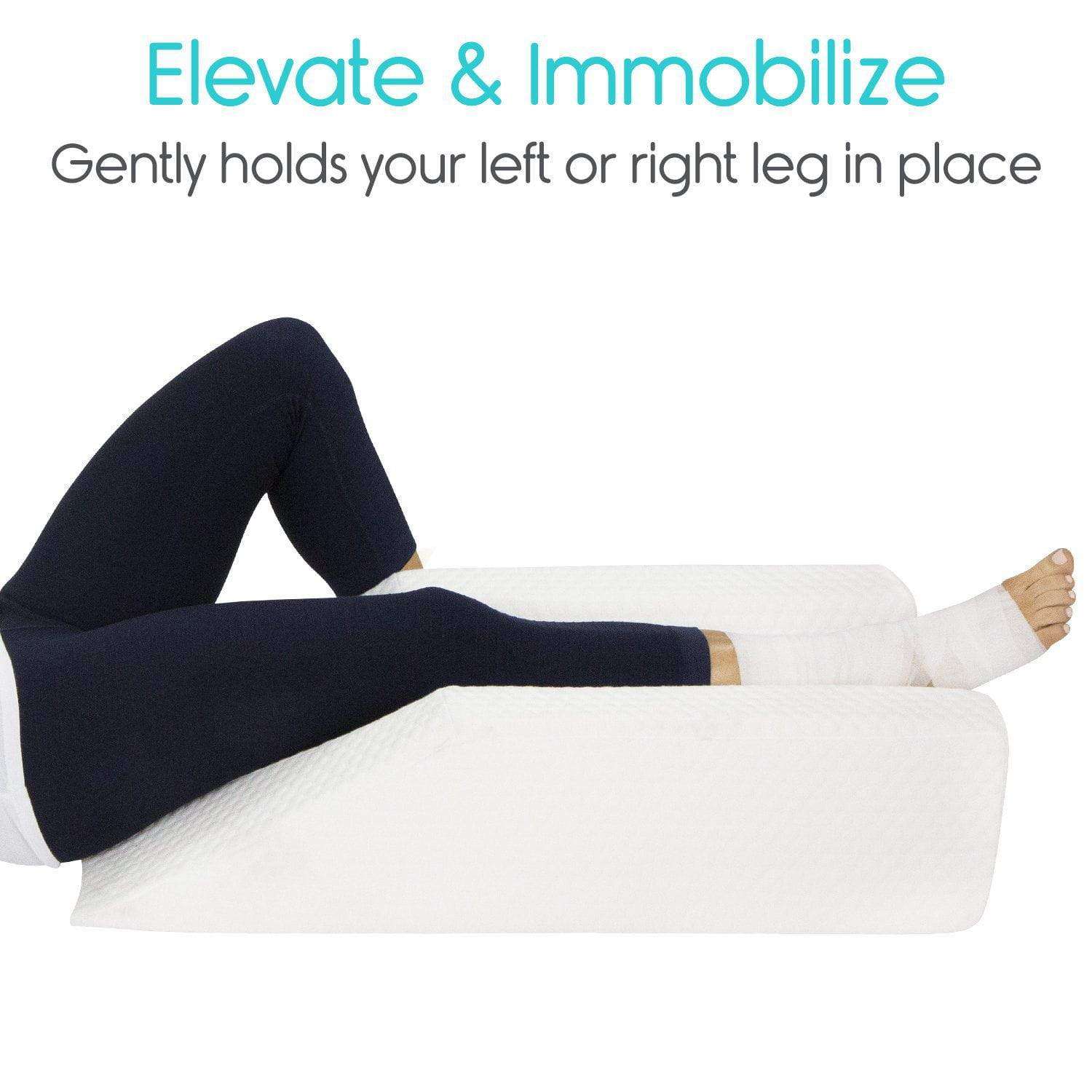 Leg Rest Pillow - Leg Elevation Wedge & Support - Vive Health