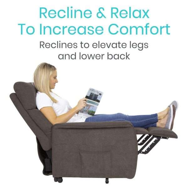 Vive Health Powered Reclining Massage Lift Chair For Seniors