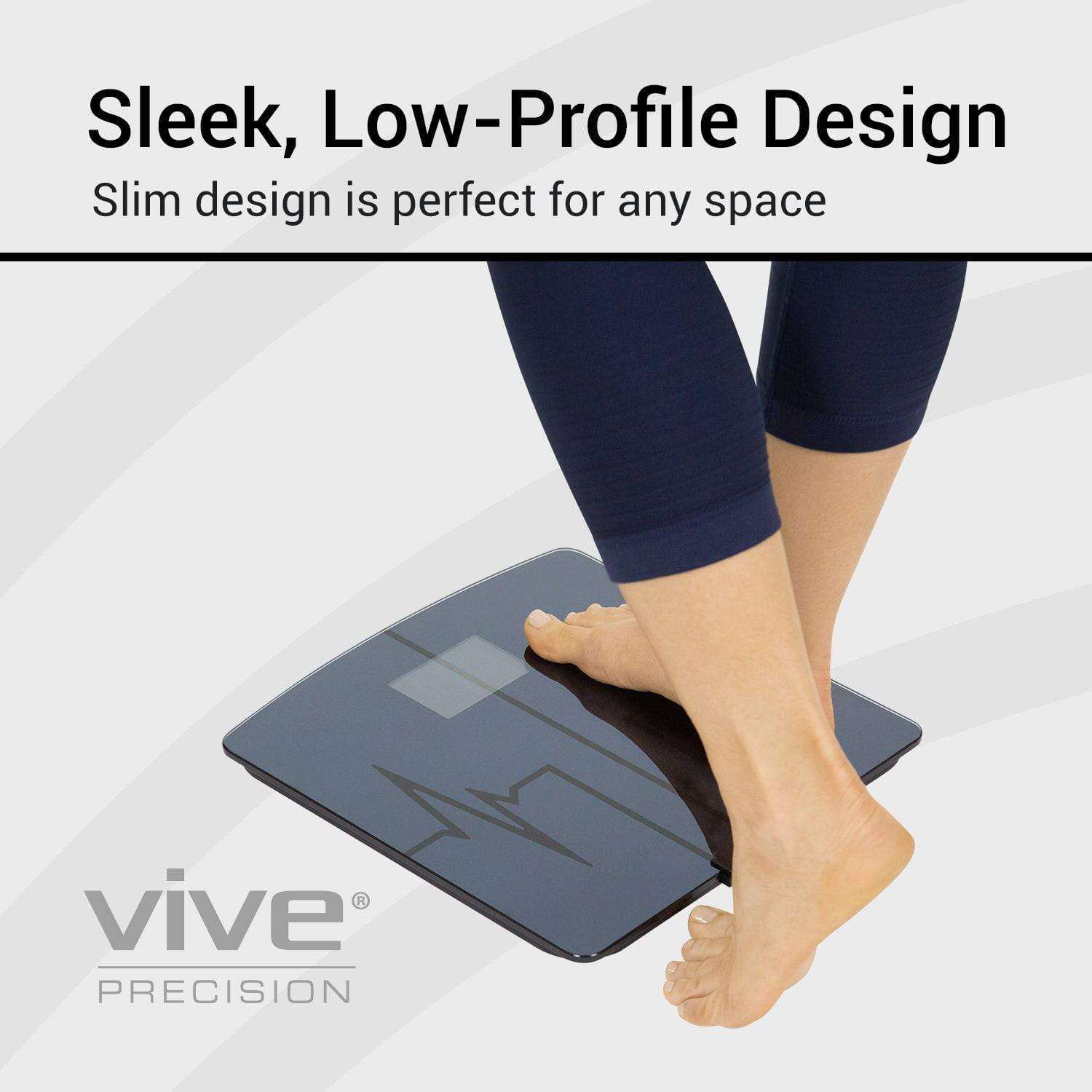 Vive Health Smart Body Fat Scale Black