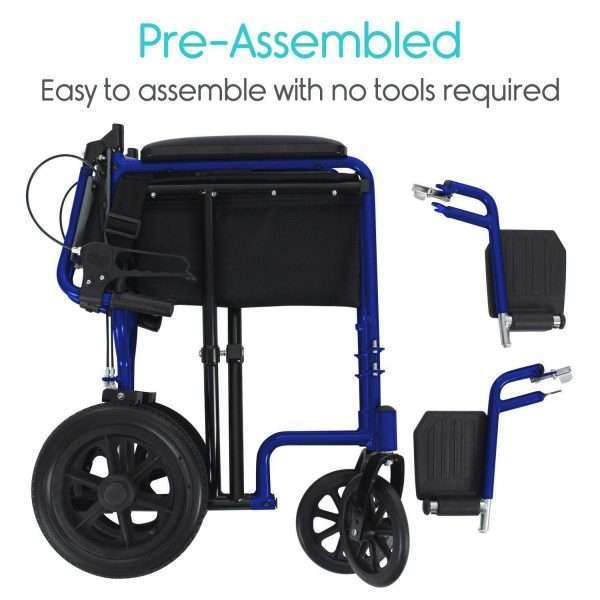 Vive Health Transport Wheelchair