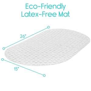 Vive Health 26″ Oval Bath Mat