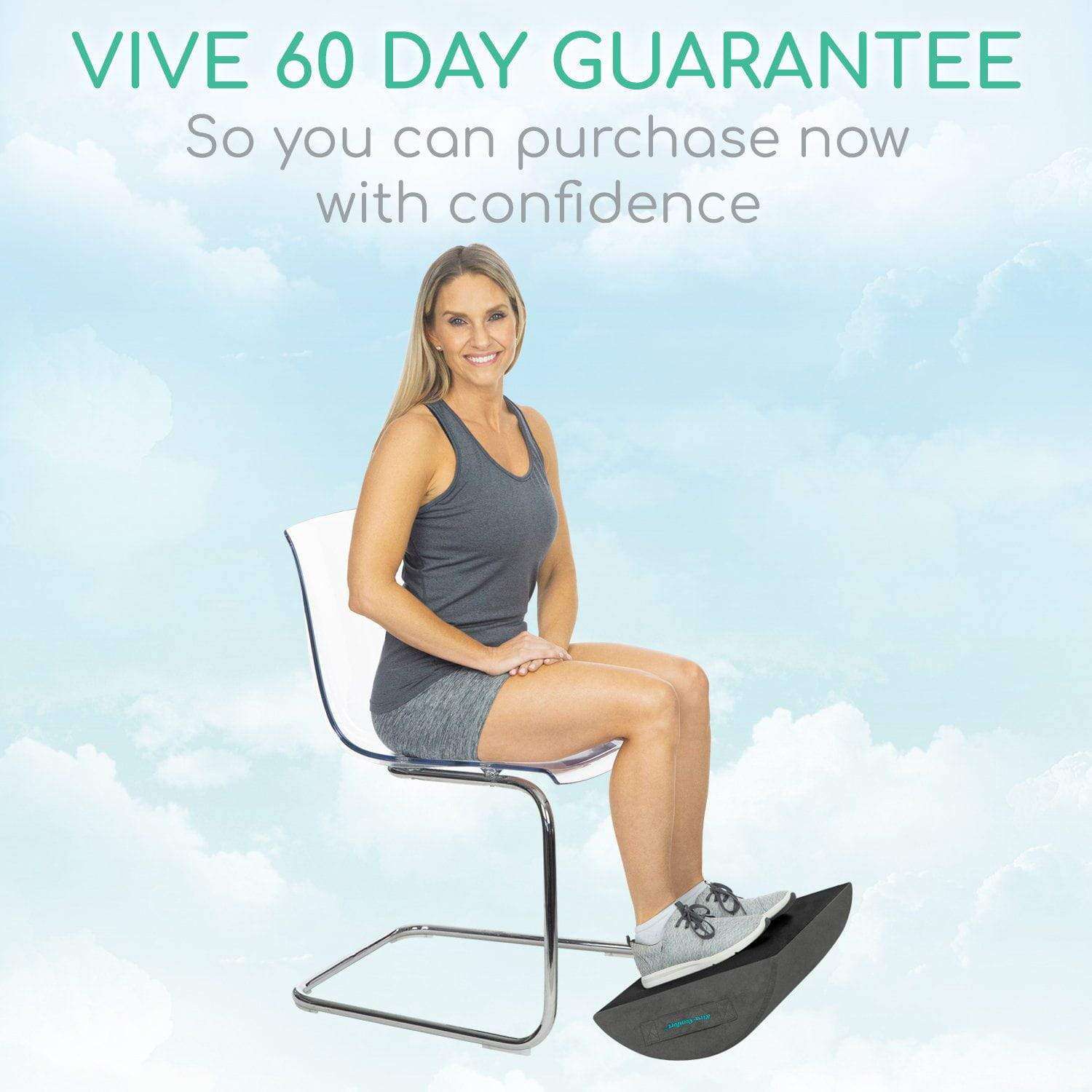 Vive Health Memory Foam Foot Rest