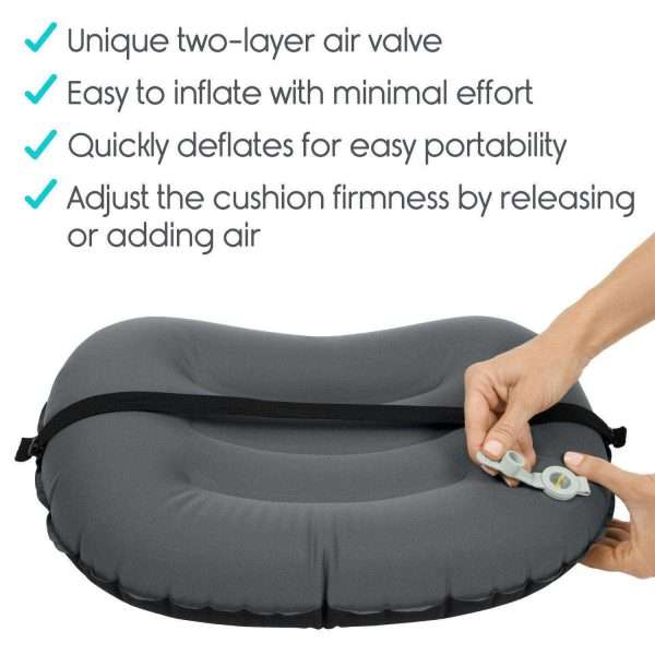 Vive Health Inflatable Lumbar Cushion