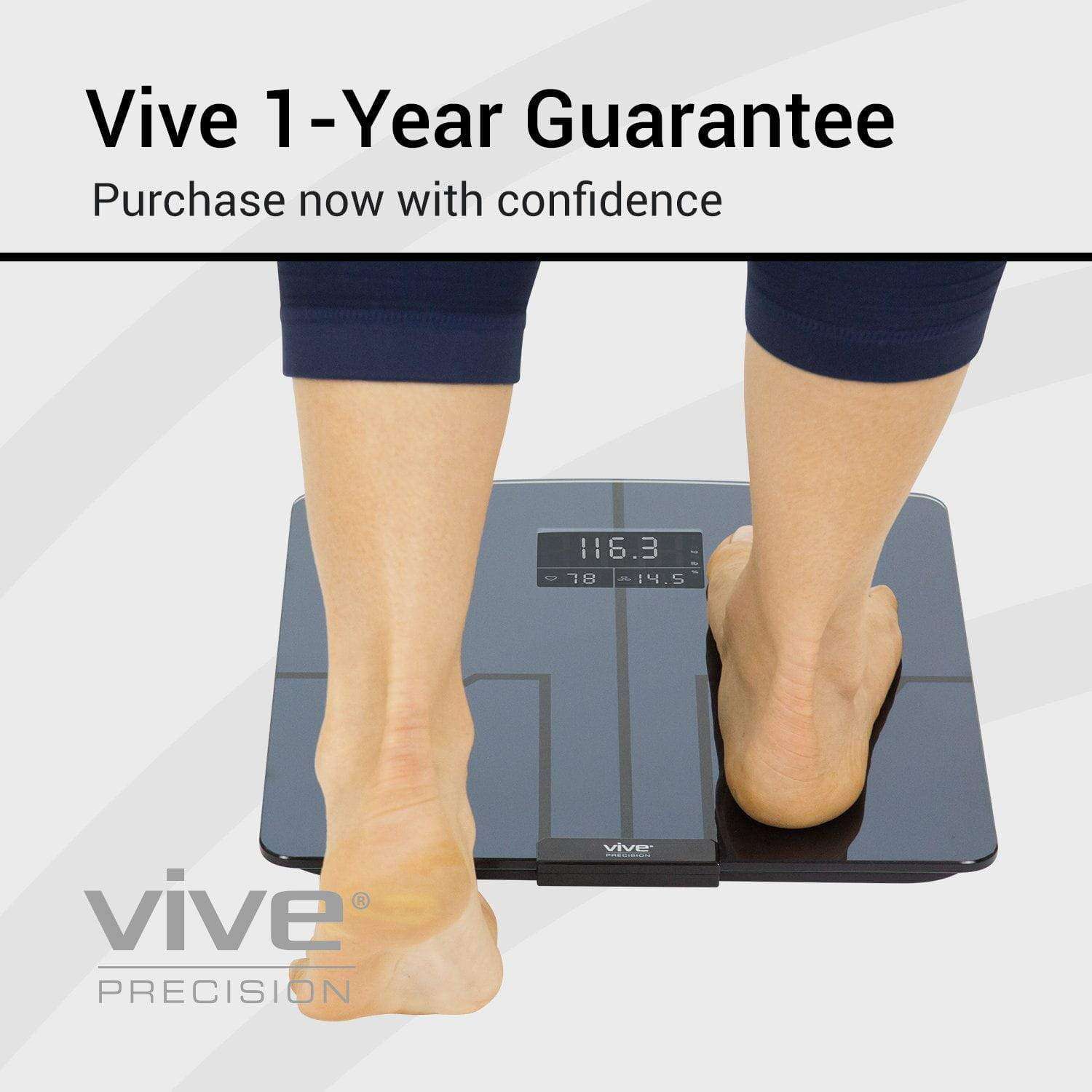 Vive Health Smart Body Fat Scale Black