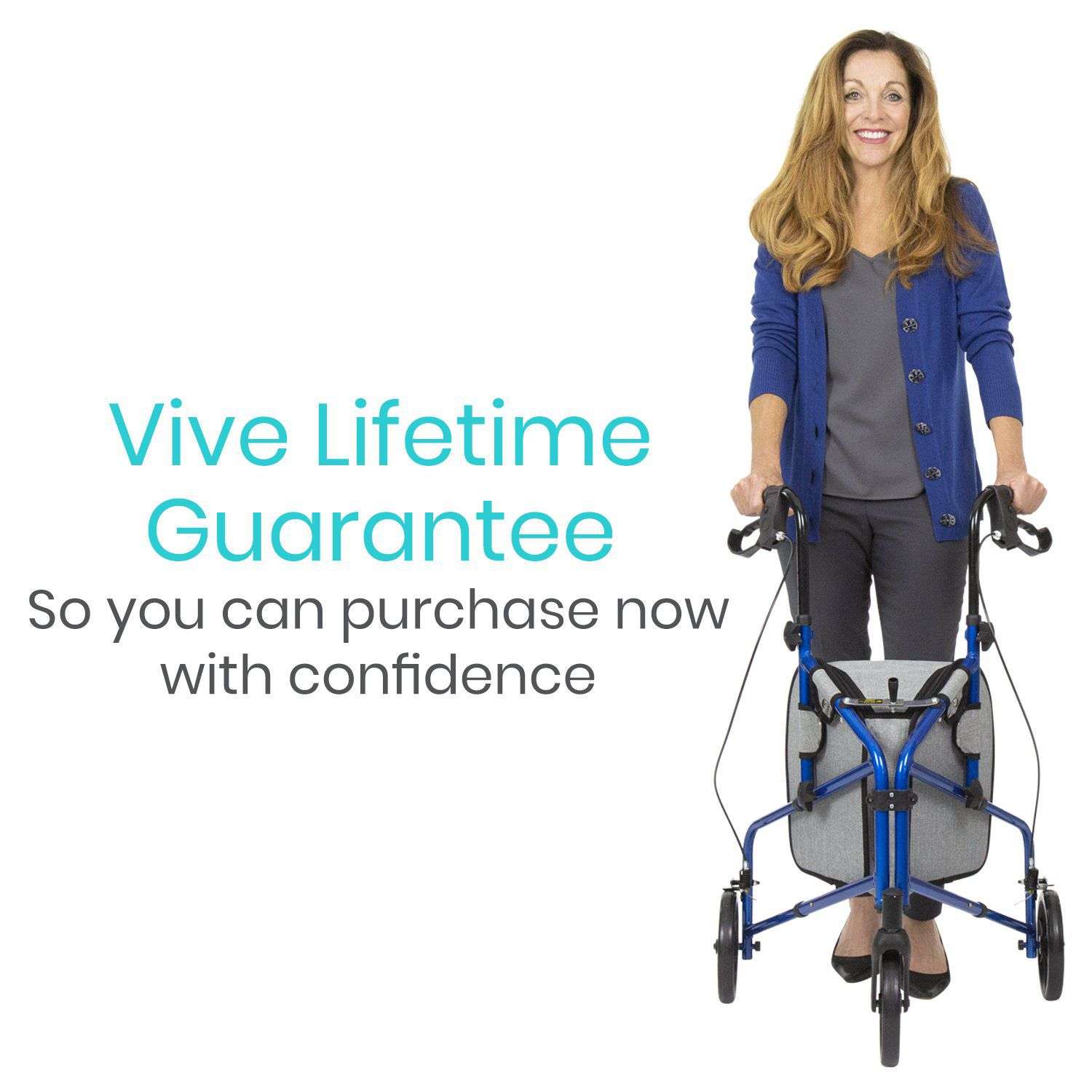 Vive Health 3 Wheel Rollator