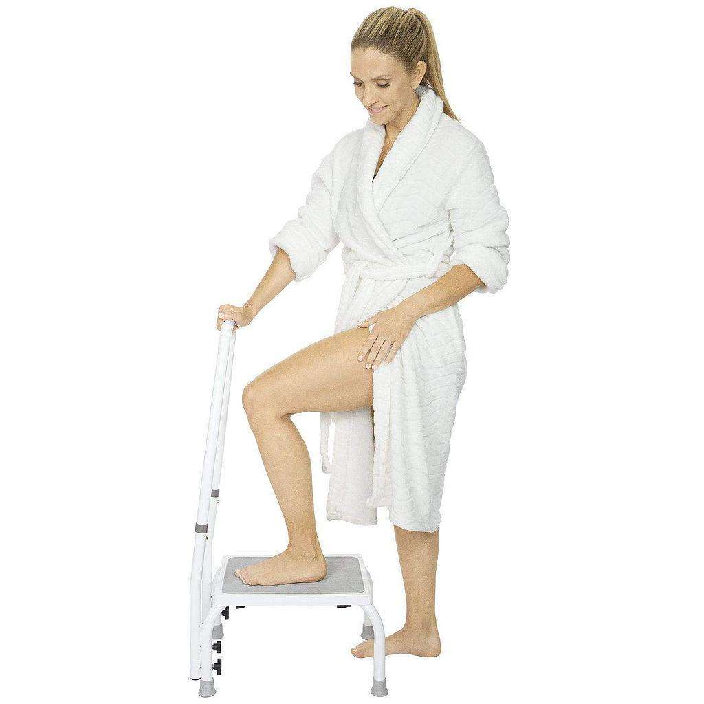 Vive Health Step Stool with Handrail