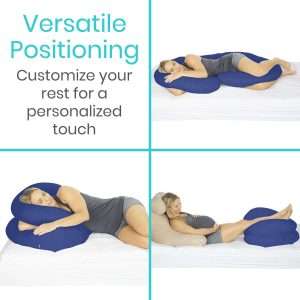 Vive Health C-Shaped Body Pillow