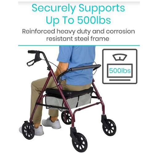 Vive Health Bariatric Rollator