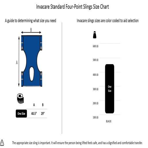 Invacare Standard Sling, Polyester Mesh