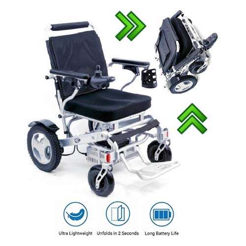 Karman Tranzit Go Foldable Lightweight Power Wheelchair