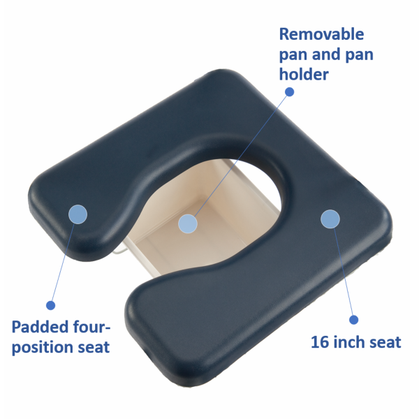 Invacare Mariner Rehab Shower Chair – 18″ Seat