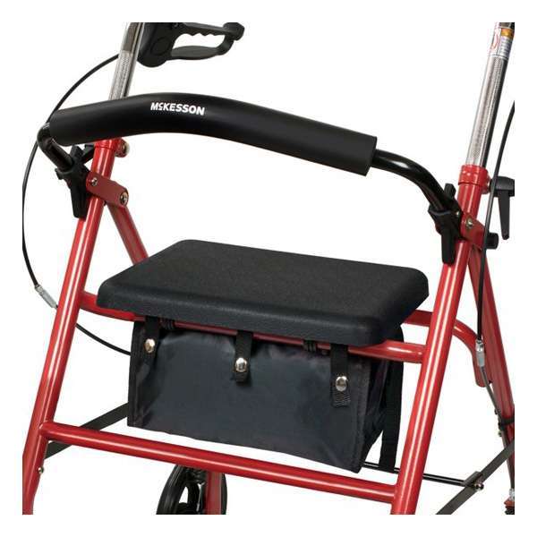 McKesson 4 Wheel Rollator Folding Steel Frame