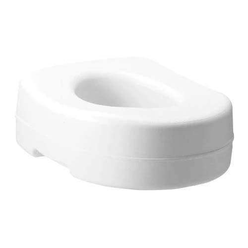 Carex Raised Toilet Seat With Rubber Pads