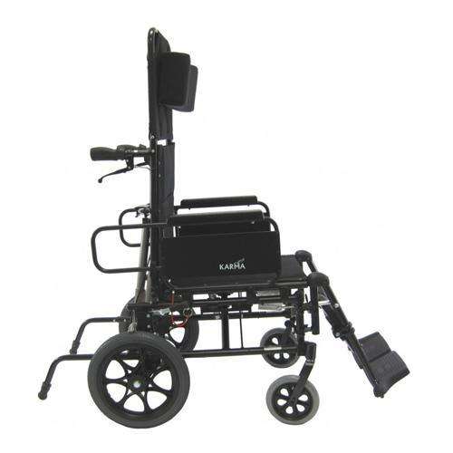 Karman KM-5000 Ultra Light Reclining Transport Wheelchair