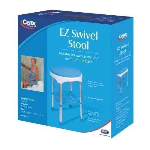 Carex EZ Shower Swivel Stool
