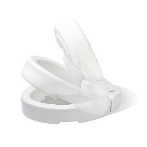 Carex Hinged Toilet Seat Riser – (Standard and Elongated)