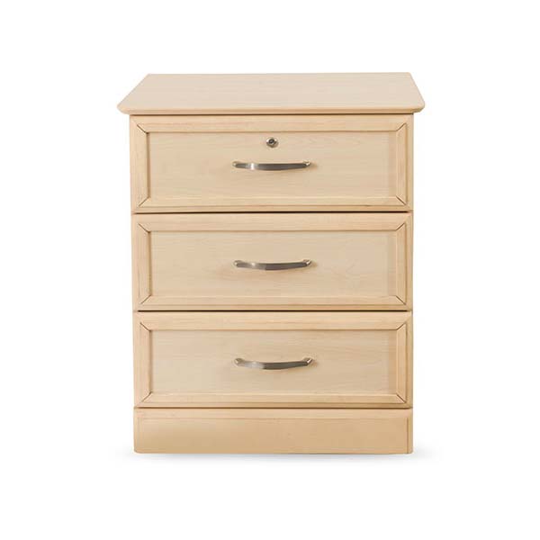 Medacure Hamilton Bedside Cabinet – 3 Drawer