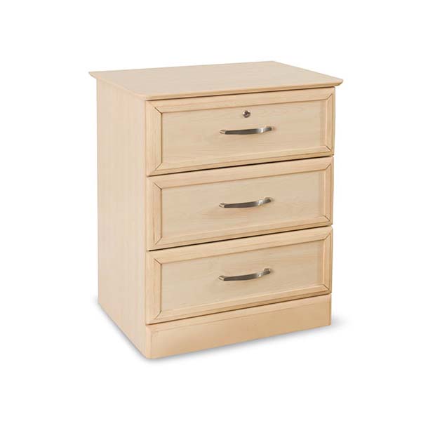 Medacure Hamilton Bedside Cabinet – 3 Drawer