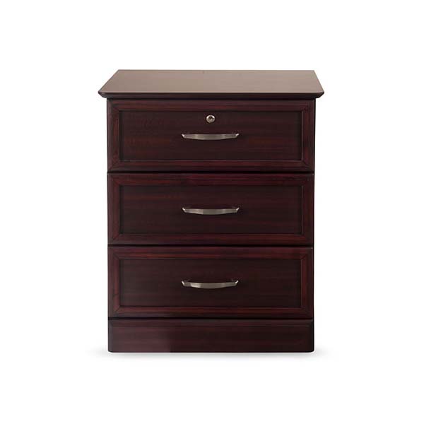 Medacure Hamilton Bedside Cabinet – 3 Drawer