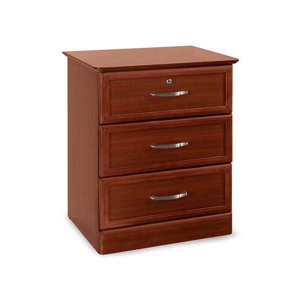 Medacure Hamilton Bedside Cabinet – 3 Drawer
