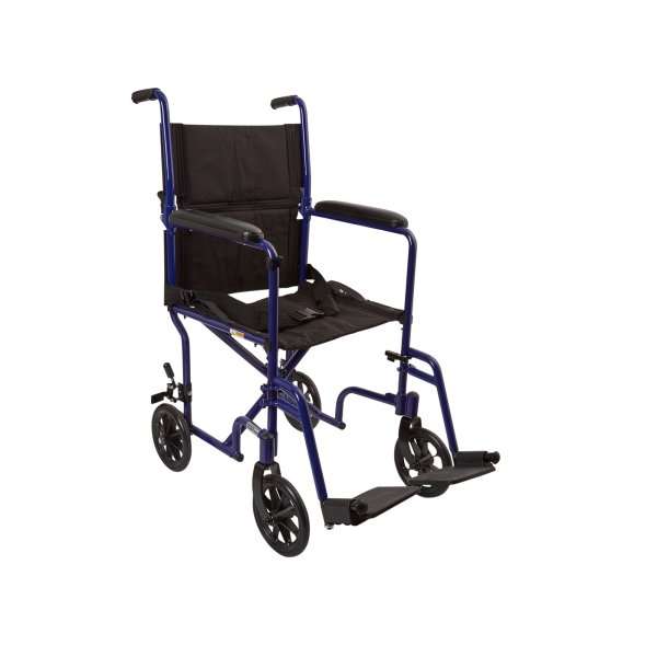 McKesson Lightweight Transport Chair Aluminum Frame