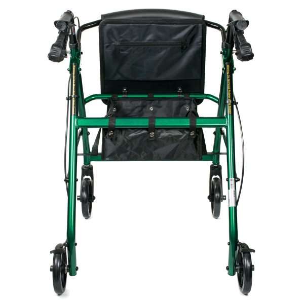 McKesson 4 Wheel Rollator Folding Aluminum Frame