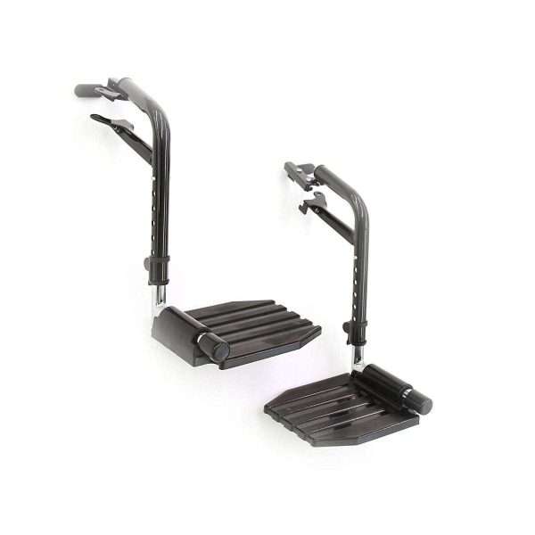 Invacare Swing-Away Footrests, Composite Footplates (No Heel Loops)