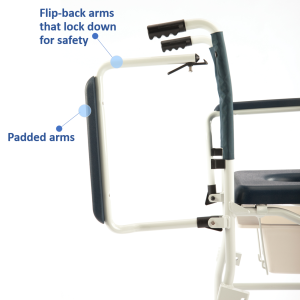 Invacare Mariner Rehab Shower Chair – 16″ Seat