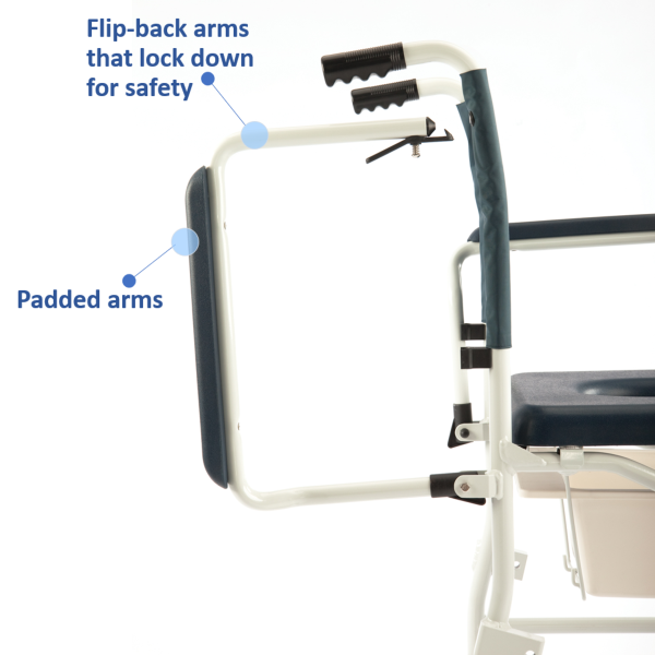 Invacare Mariner Rehab Shower Chair – 18″ Seat