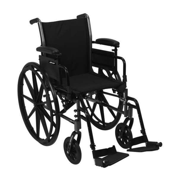McKesson Dual Axle Lightweight Wheelchair – 16″ Seat