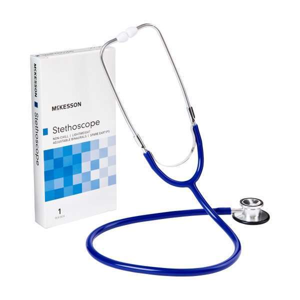 McKesson Classic Stethoscope. Double-Sided Chestpiece – Royal Blue
