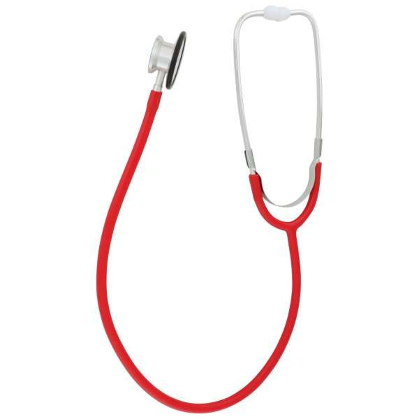 McKesson Classic Stethoscope, Double-Sided Chestpiece – Red
