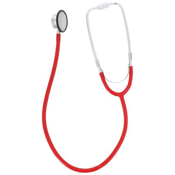 McKesson Classic Stethoscope, Double-Sided Chestpiece – Red