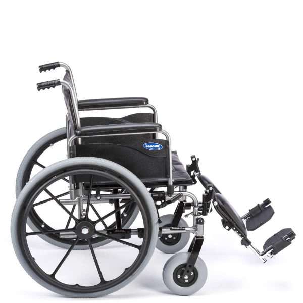 Invacare Tracer IV Heavy-Duty Wheelchair, Desk-Length Arms, 450 lb Weight Capacity