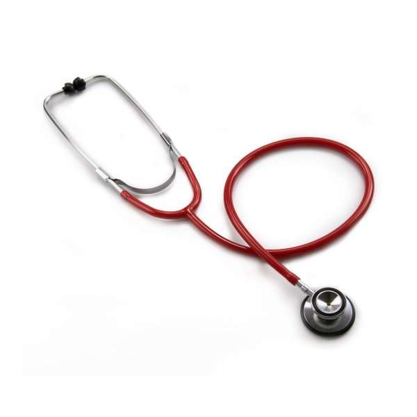 McKesson Classic Stethoscope, Double-Sided Chestpiece – Red